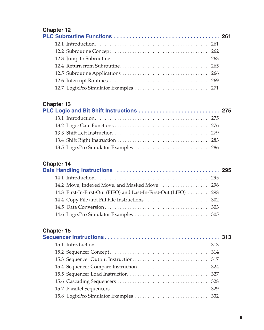Programmable Logic Controllers, 3rd Edition page 9
