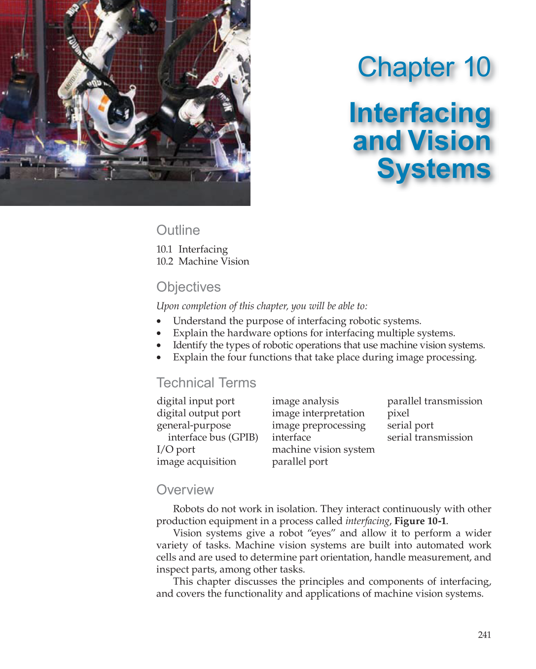 Robotics: Theory and Industrial Applications, 2nd Edition page 241