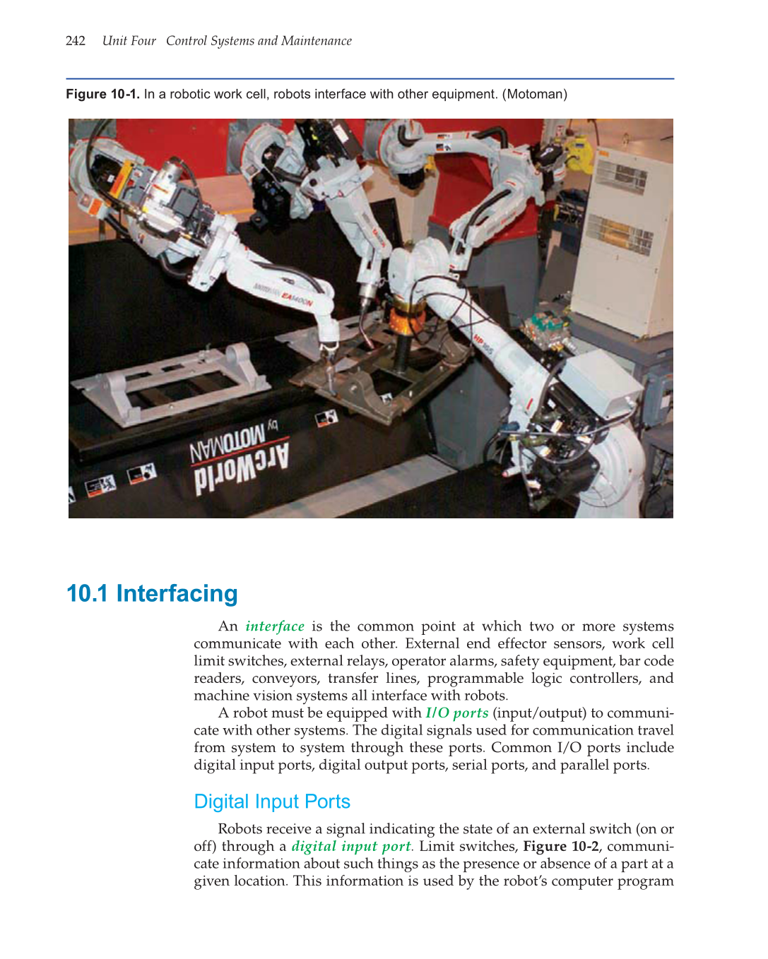 Robotics: Theory and Industrial Applications, 2nd Edition page 242