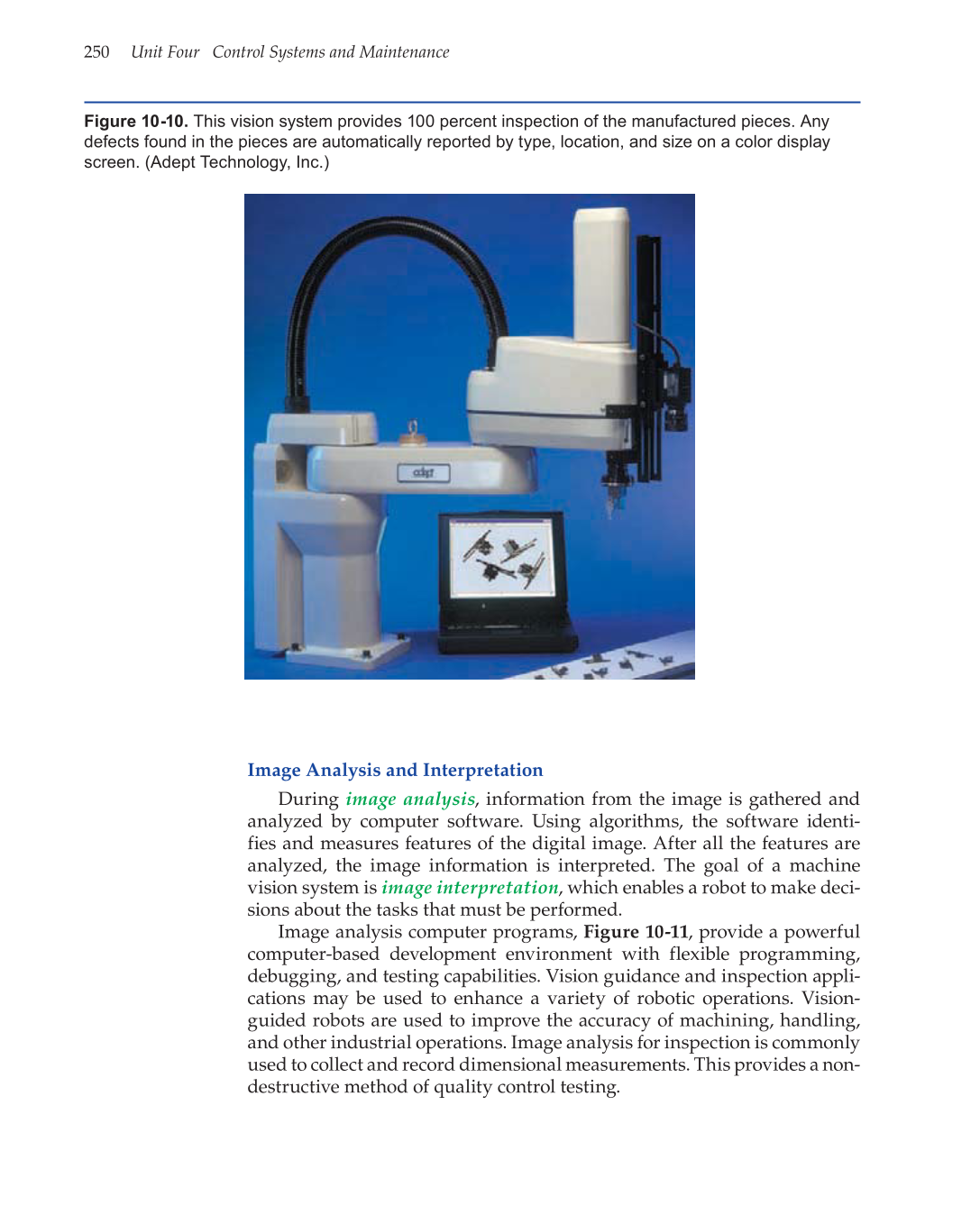 Robotics: Theory and Industrial Applications, 2nd Edition page 250