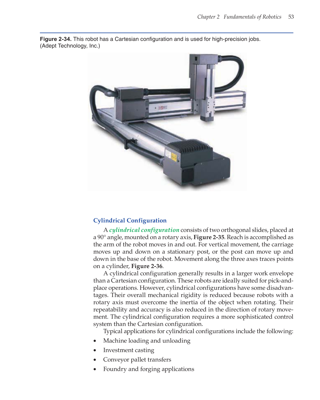 Robotics: Theory and Industrial Applications, 2nd Edition page 53