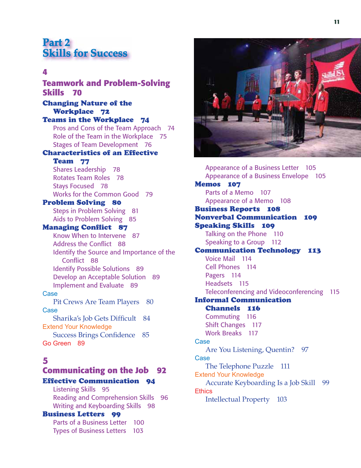 School to Career, 9th Edition page 11