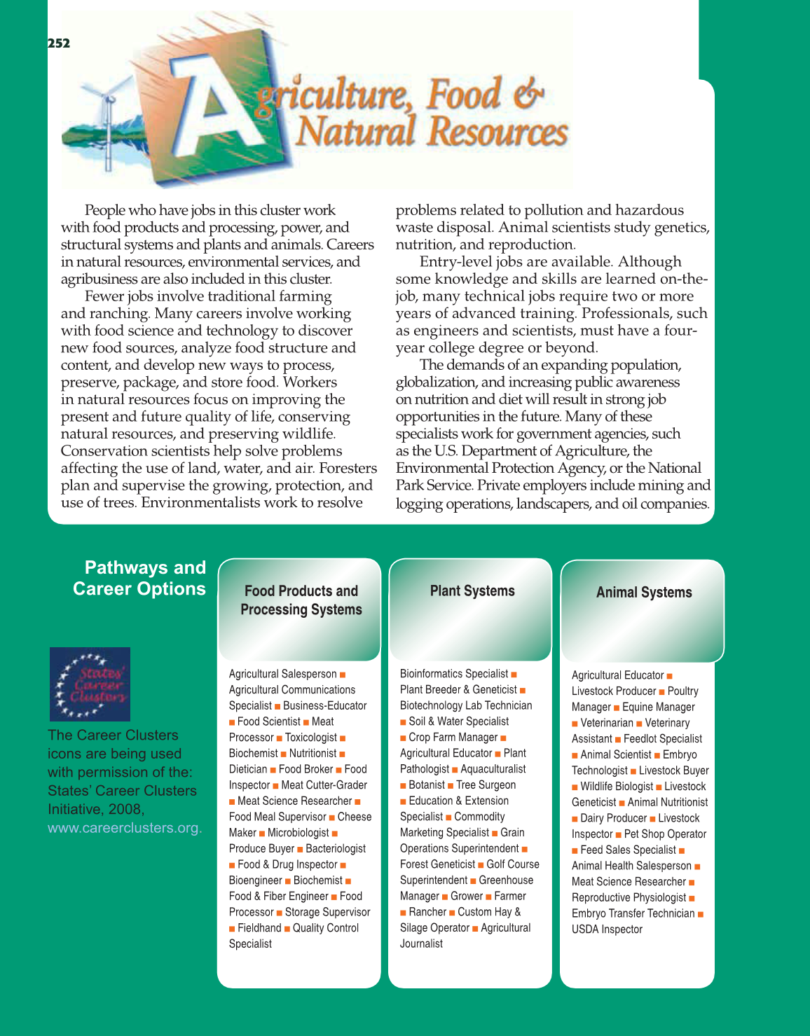 School to Career, 9th Edition page 252