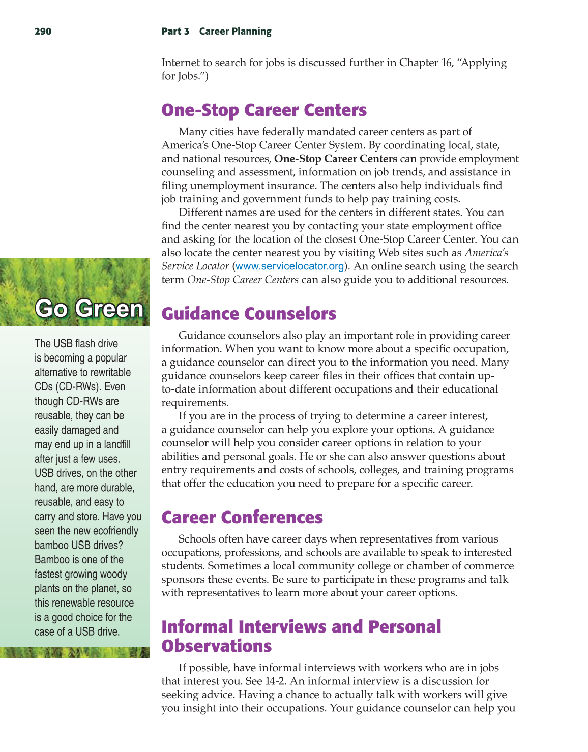 School to Career, 9th Edition page 290