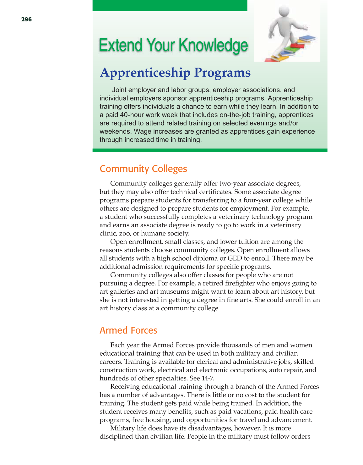 School to Career, 9th Edition page 296