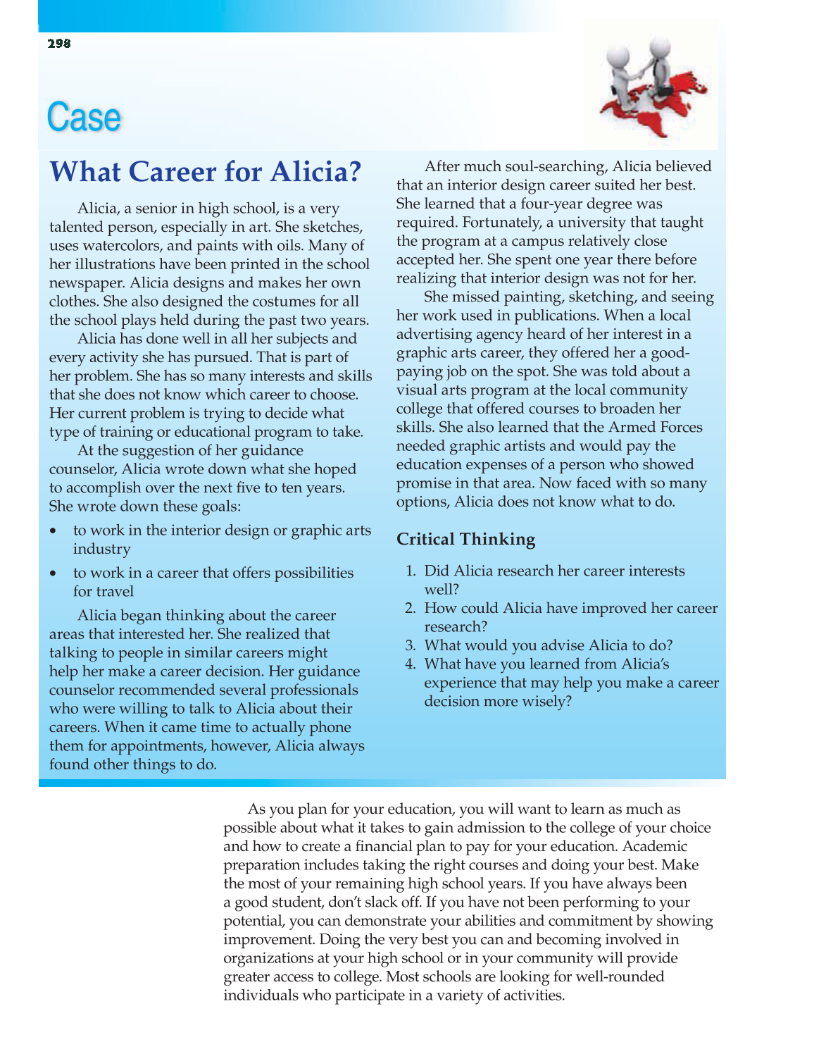 School to Career, 9th Edition page 298