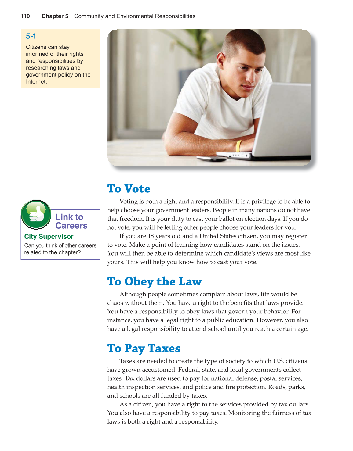 Succeeding in Life and Career, 10th Edition page 110