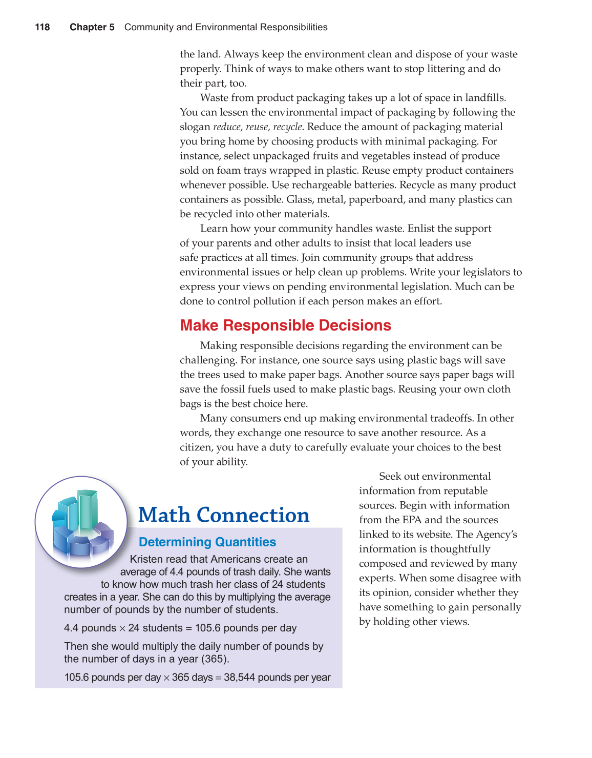 Succeeding in Life and Career, 10th Edition page 118