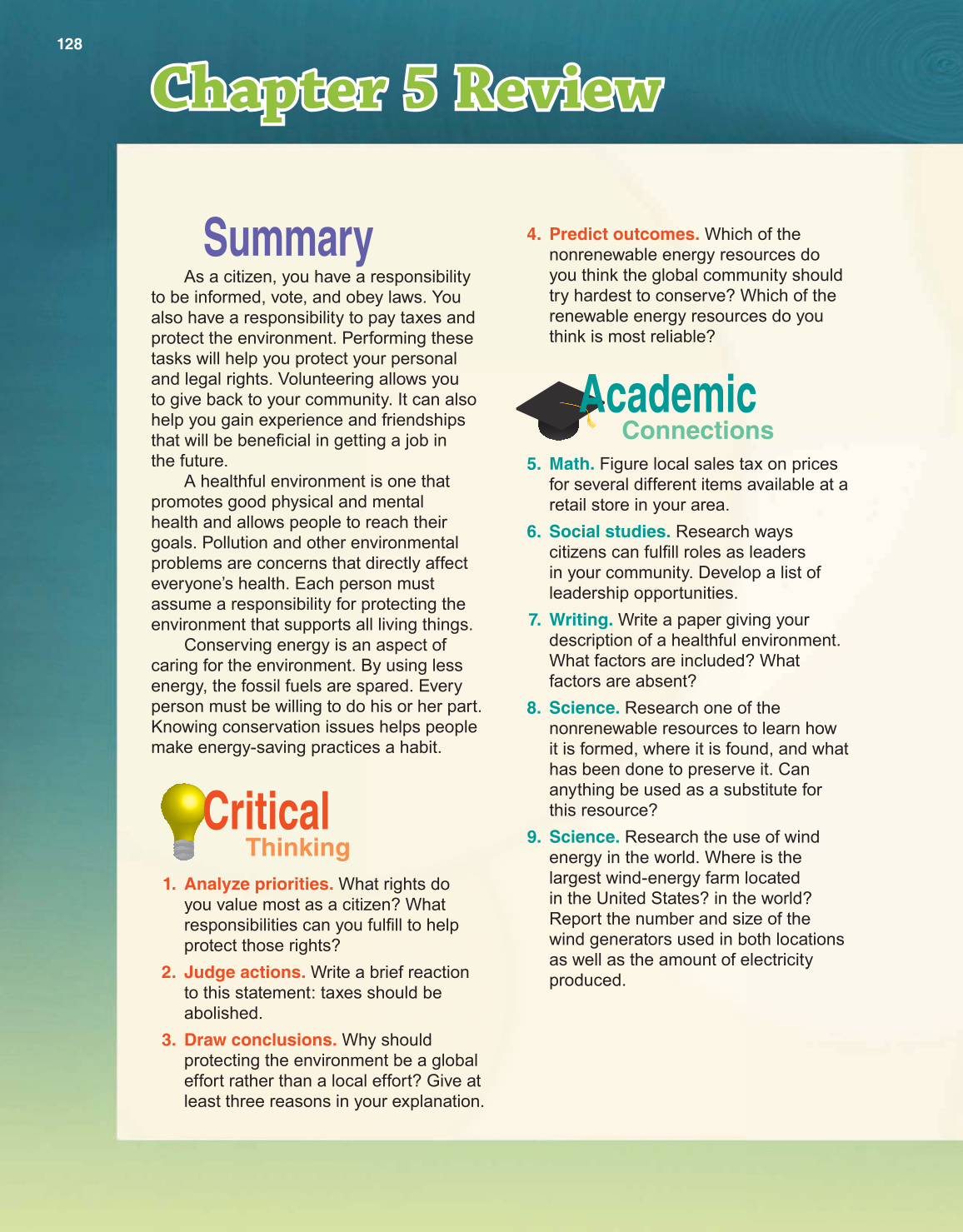Succeeding in Life and Career, 10th Edition page 128