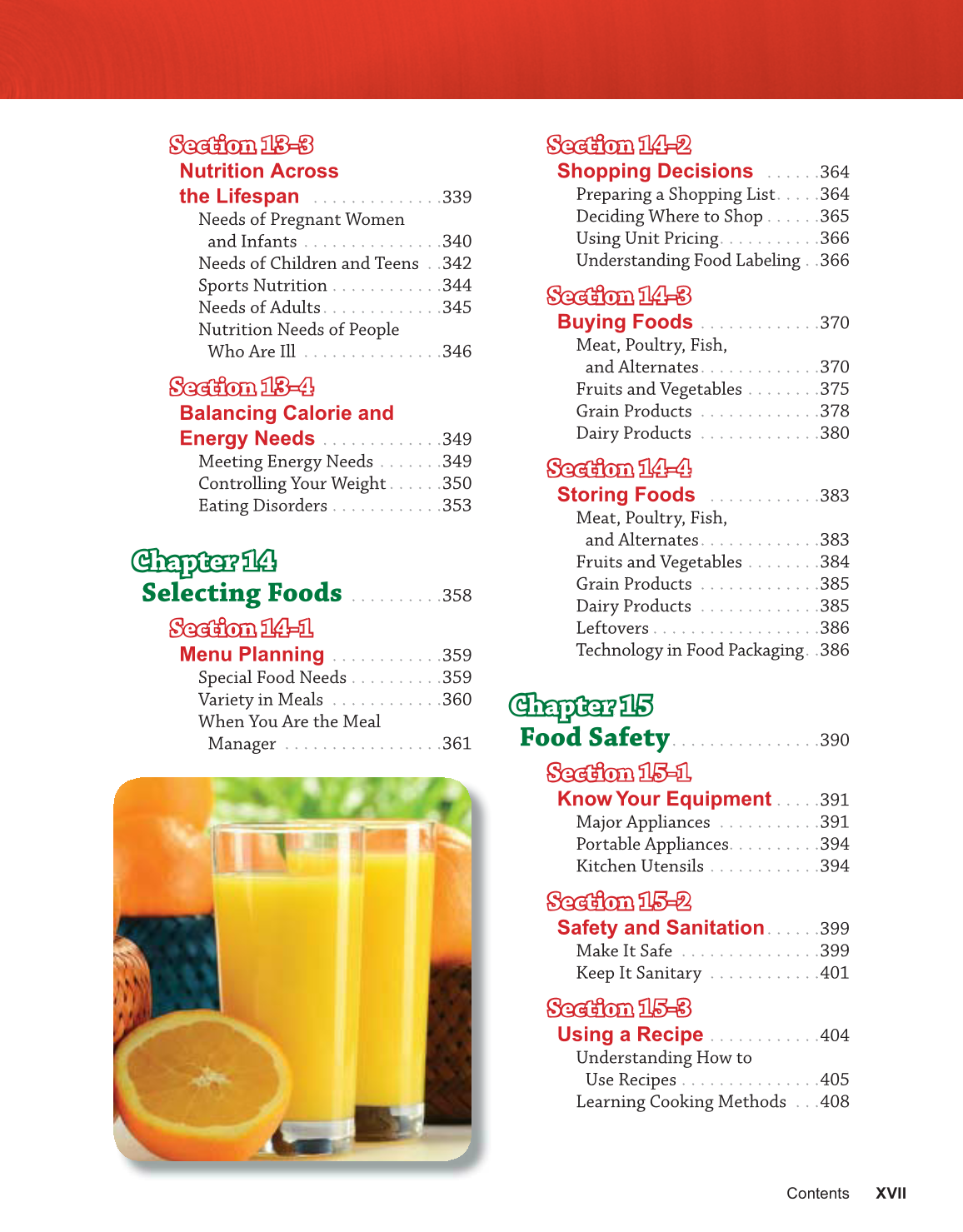 Succeeding in Life and Career, 10th Edition page XVII