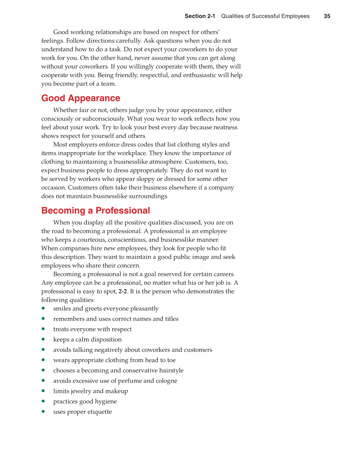 Succeeding in Life and Career, 10th Edition page 35