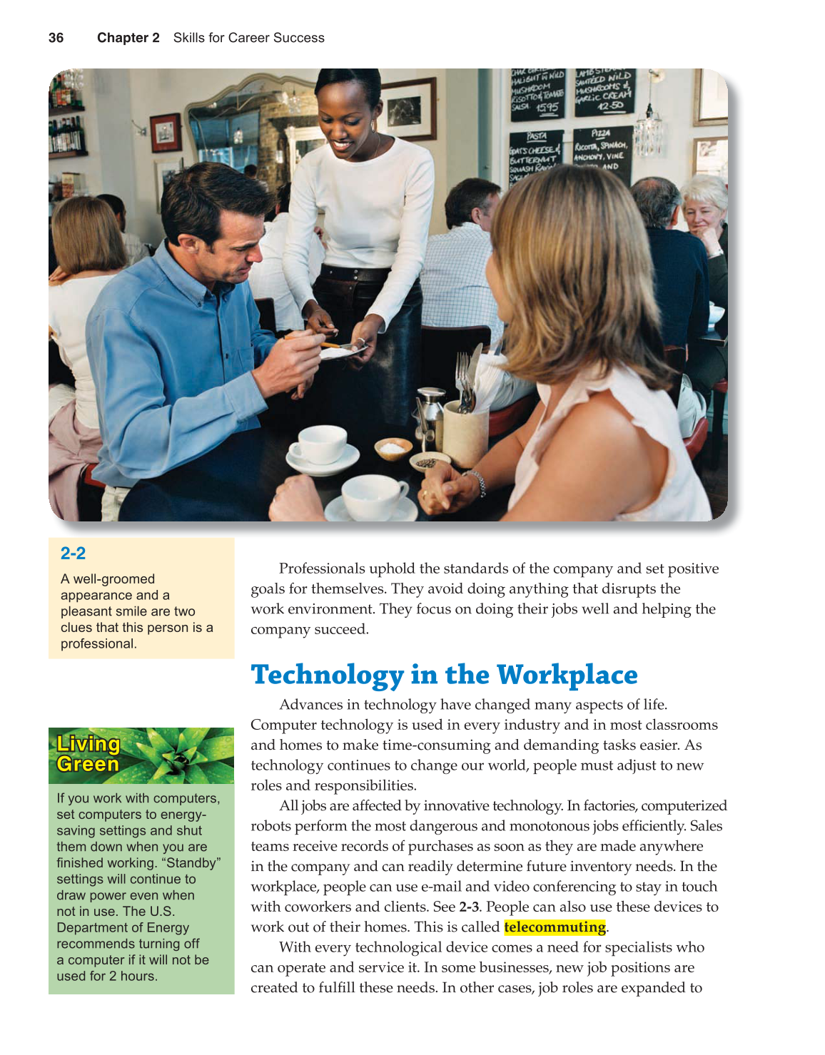 Succeeding in Life and Career, 10th Edition page 36