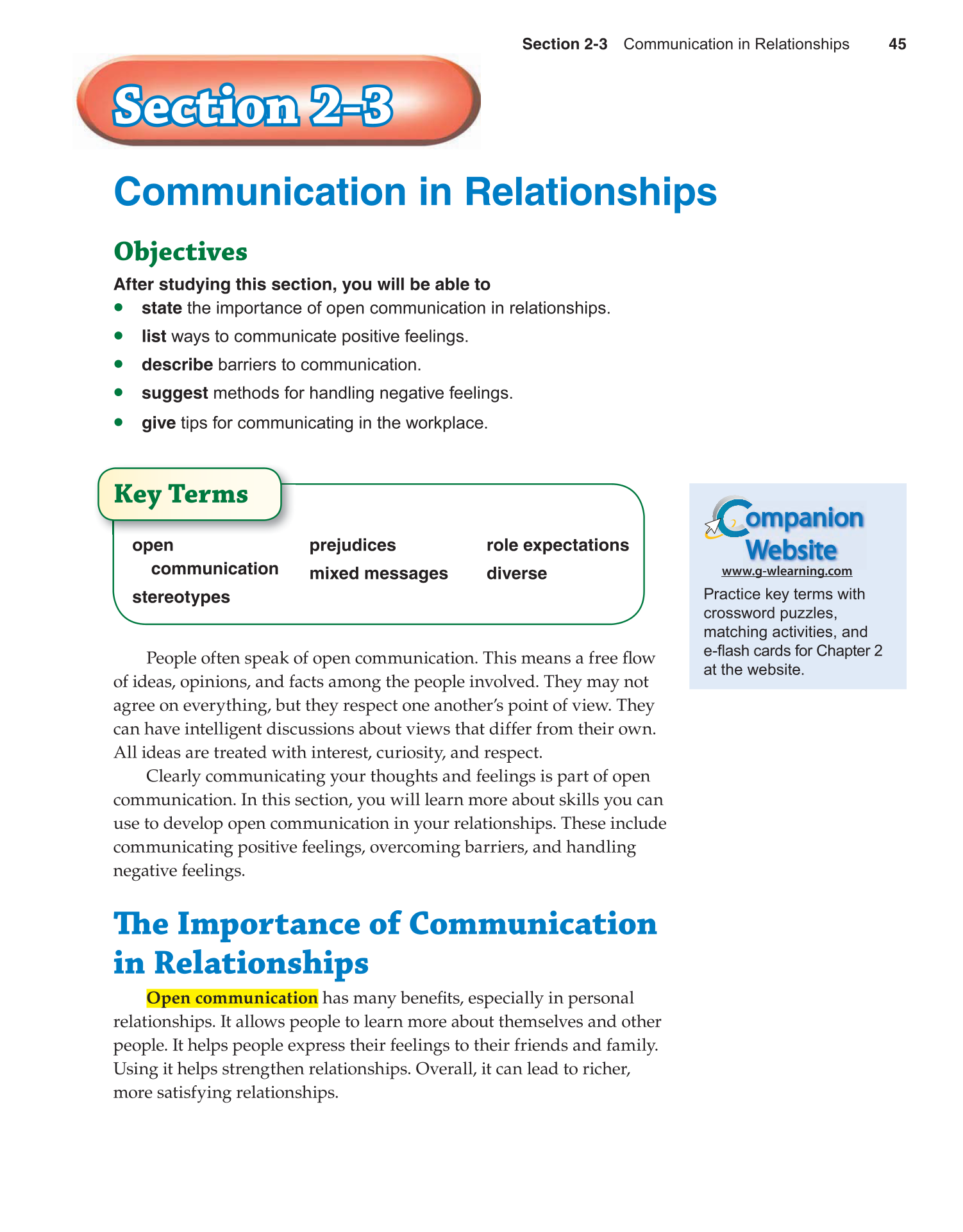 Succeeding in Life and Career, 10th Edition page 45