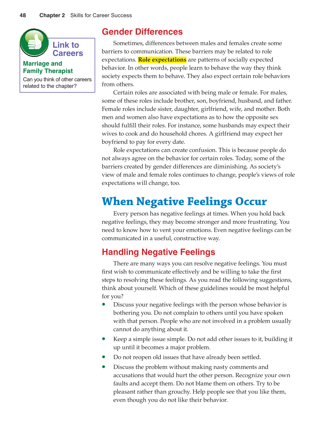 Succeeding in Life and Career, 10th Edition page 48