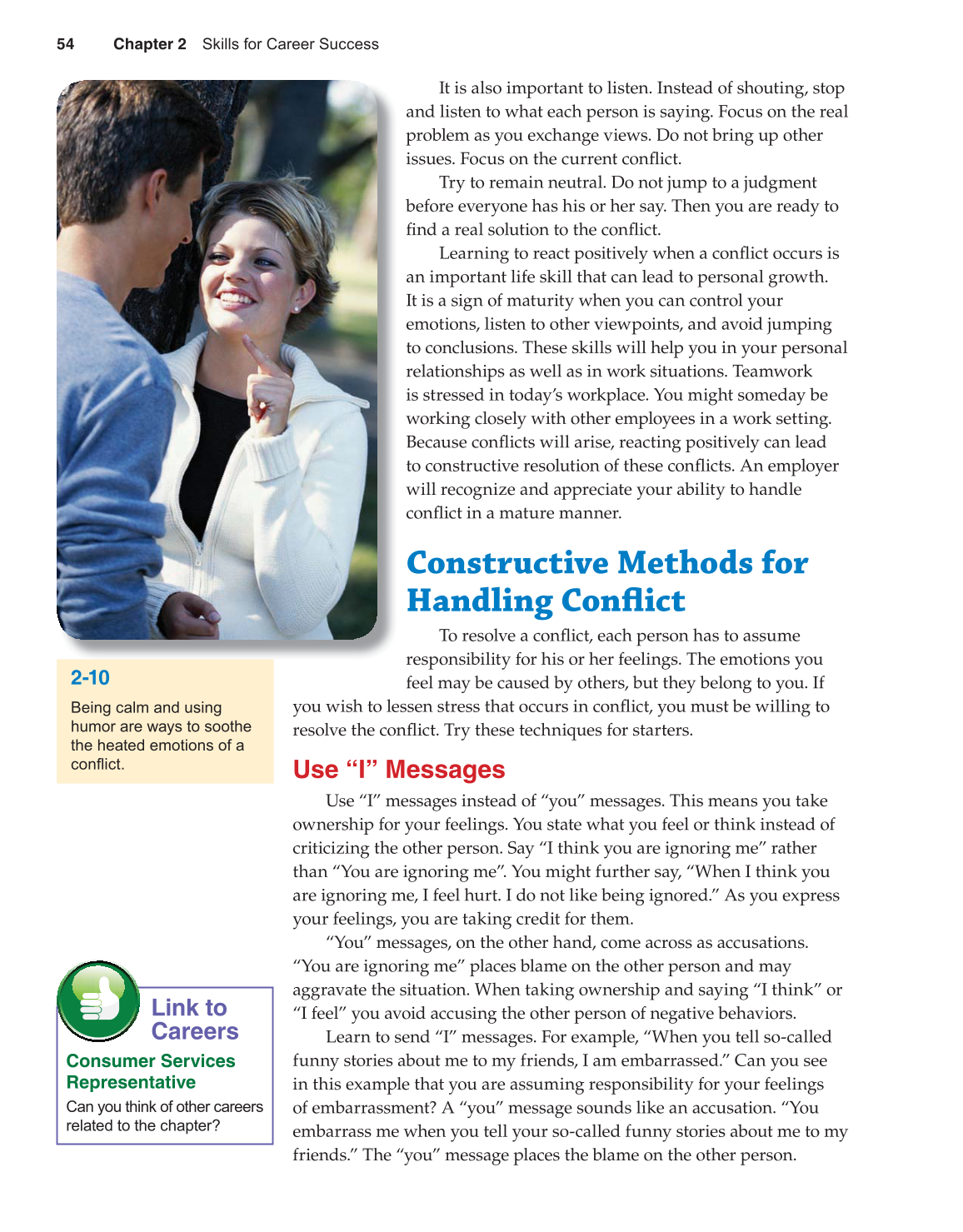 Succeeding in Life and Career, 10th Edition page 54