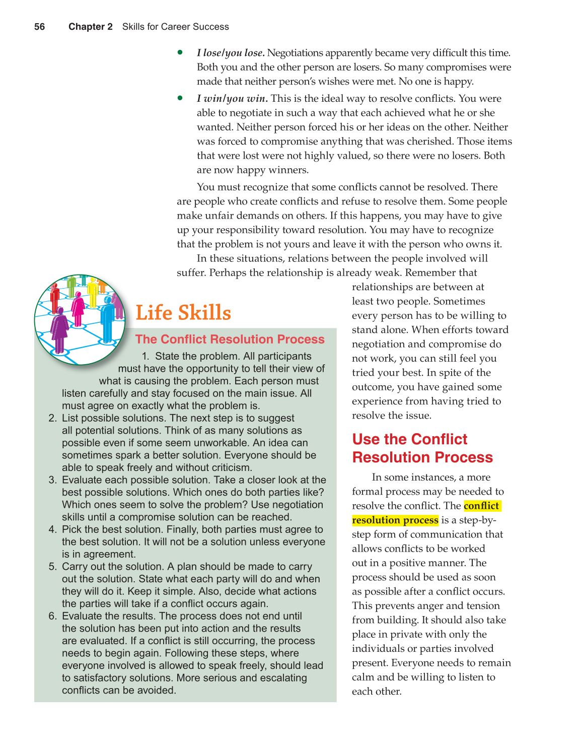 Succeeding in Life and Career, 10th Edition page 56