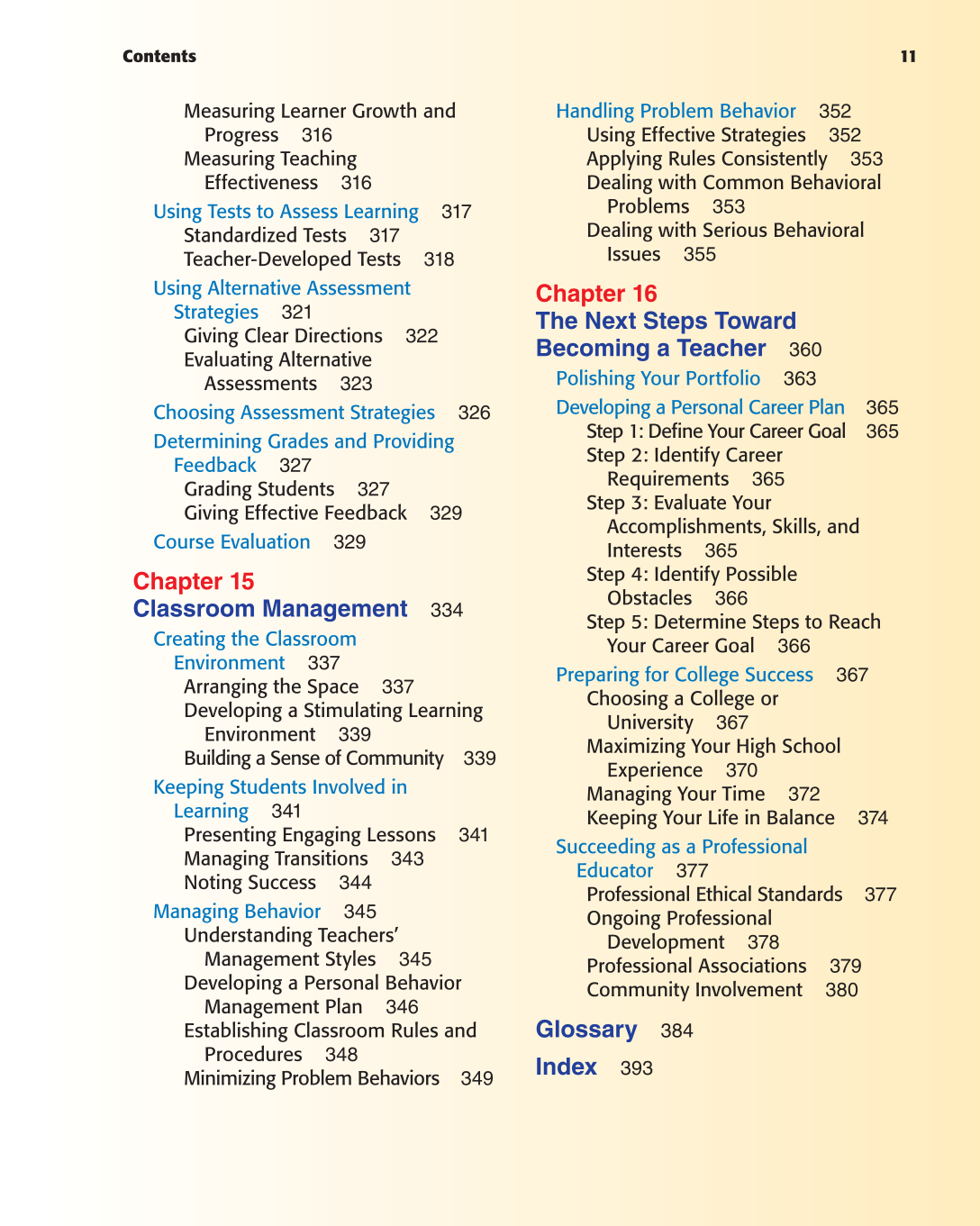 Teaching, 1st Edition page 11