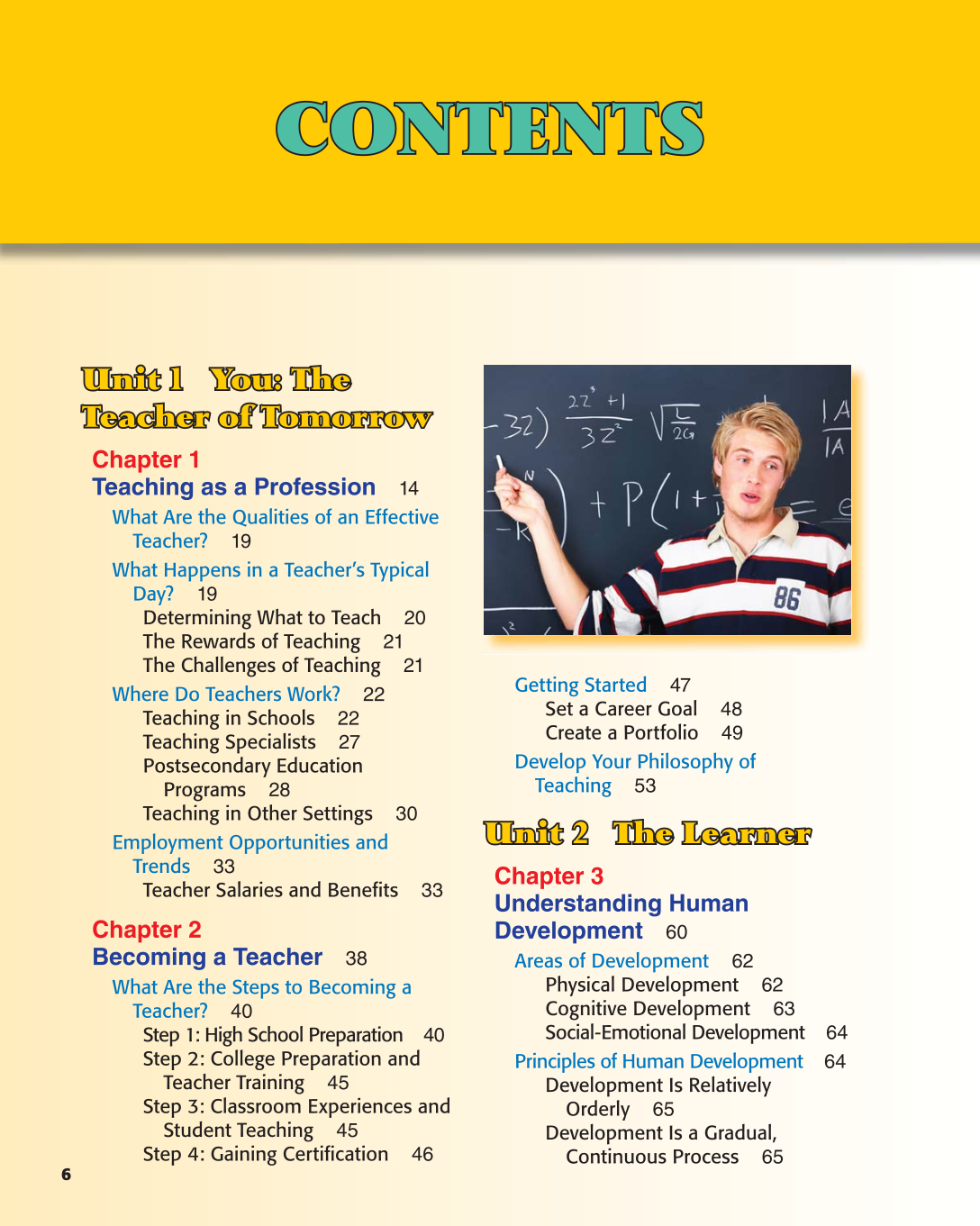 Teaching, 1st Edition page 6