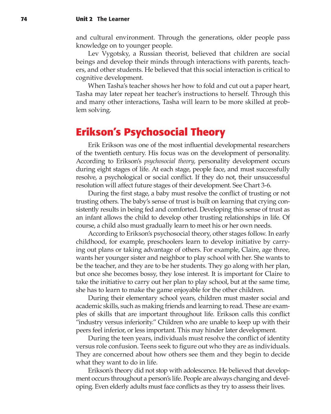Teaching, 1st Edition page 74