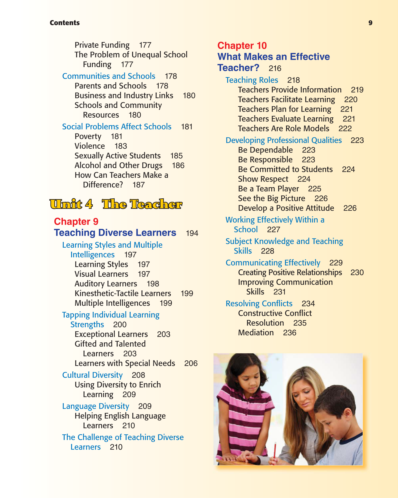 Teaching, 1st Edition page 9