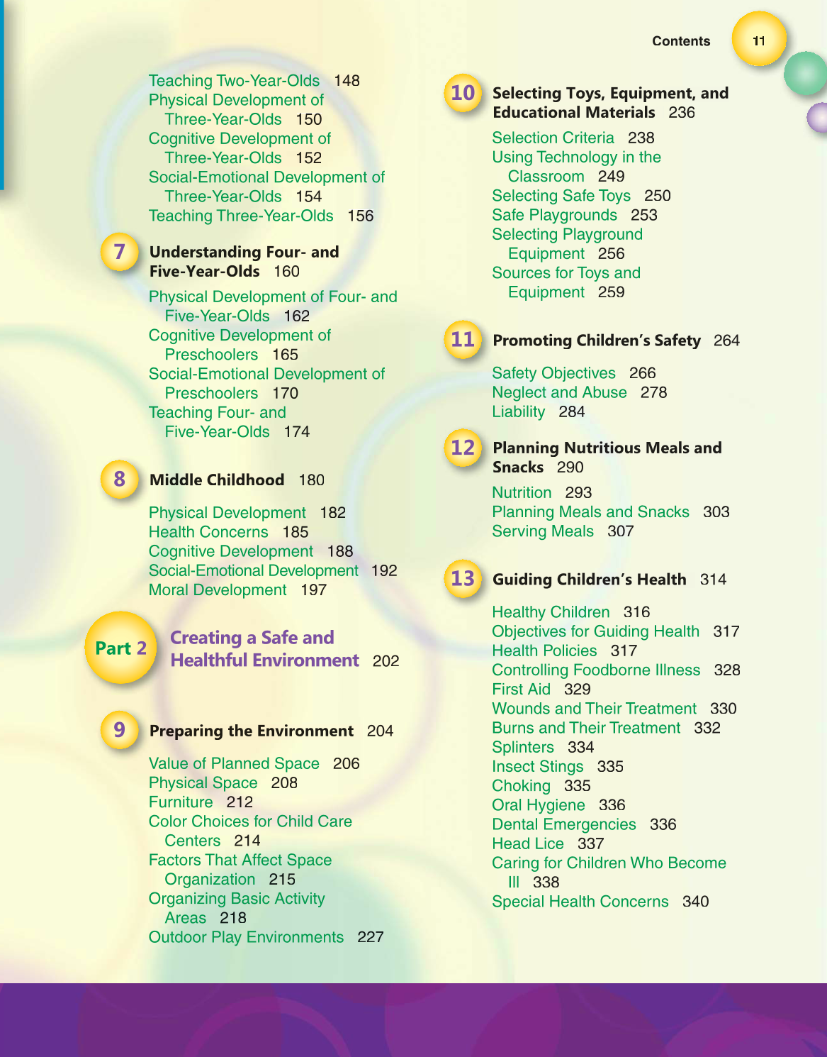 Working with Young Children, 7th Edition page 11