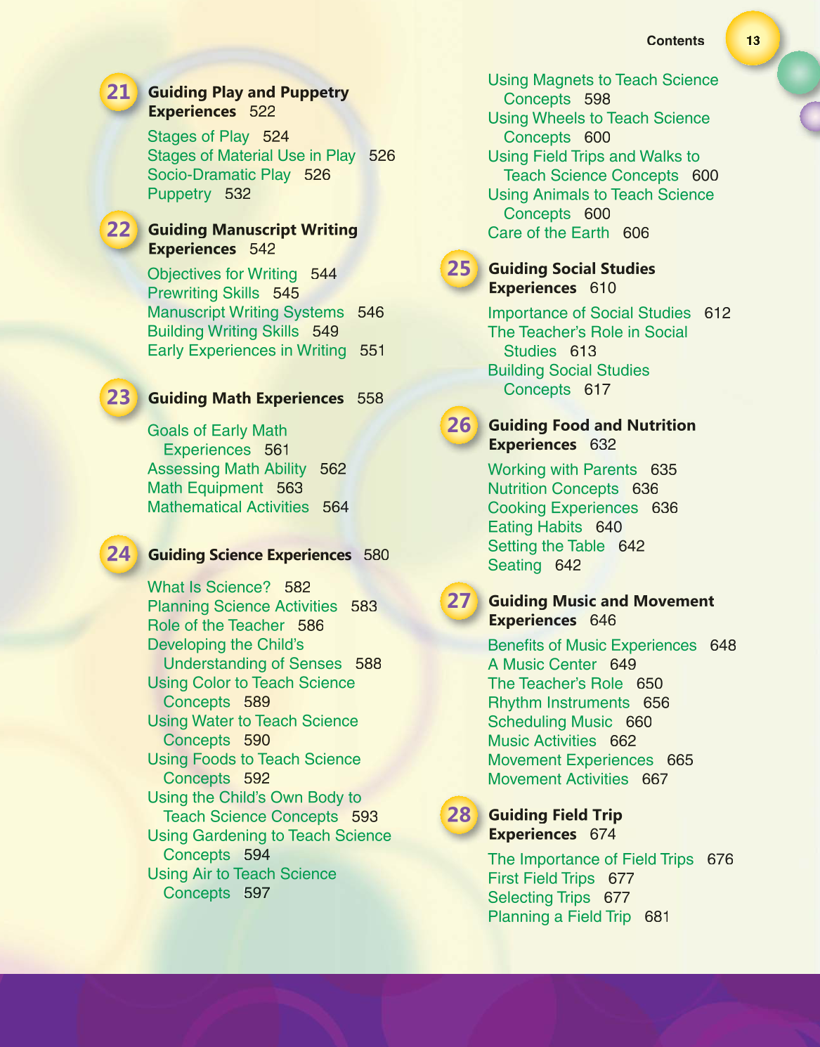 Working with Young Children, 7th Edition page 13