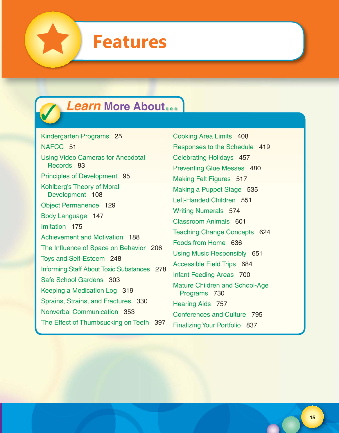 Working with Young Children, 7th Edition page 15