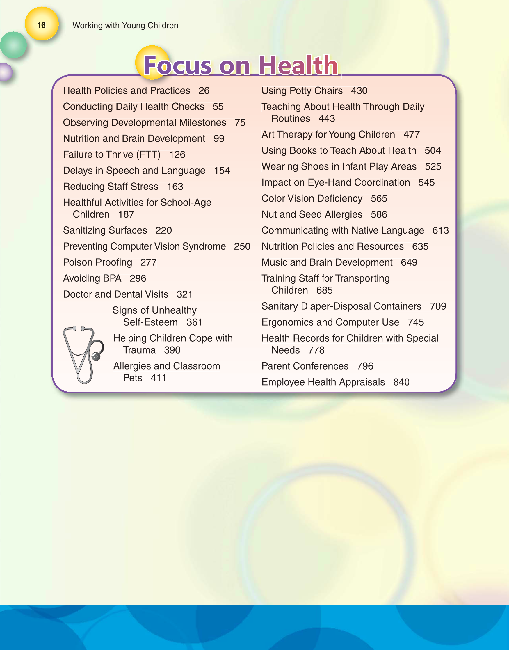 Working with Young Children, 7th Edition page 16