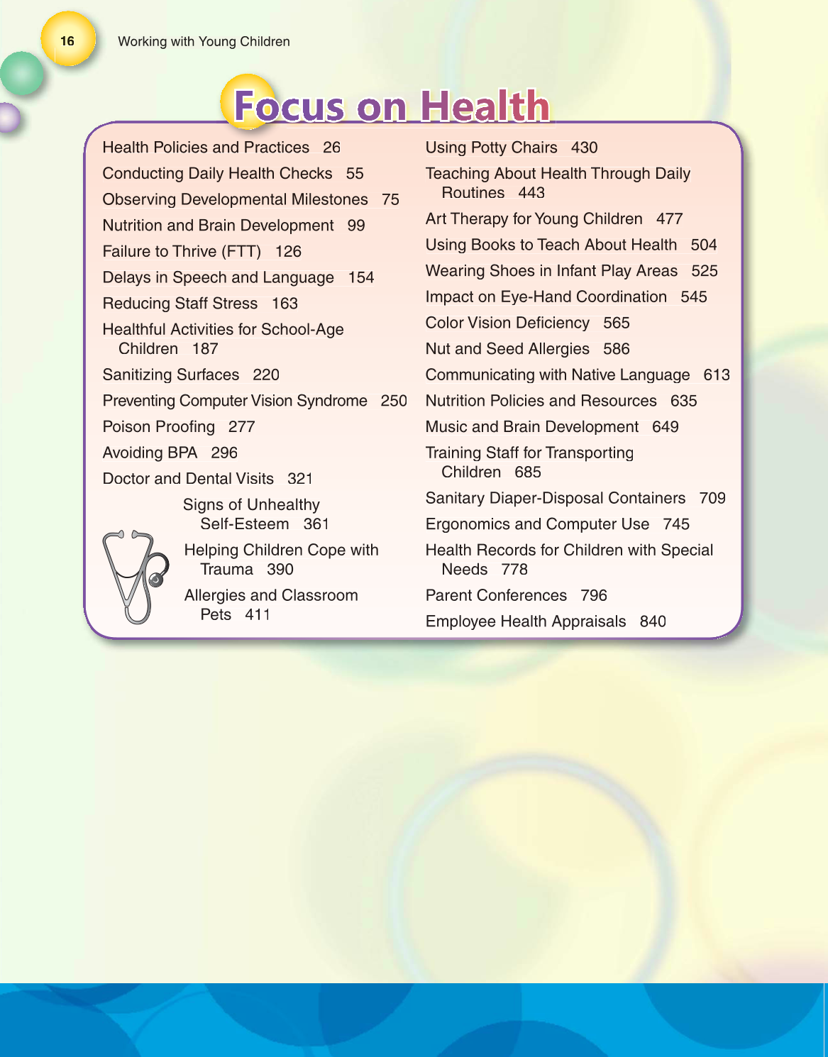 Working with Young Children, 7th Edition page 16