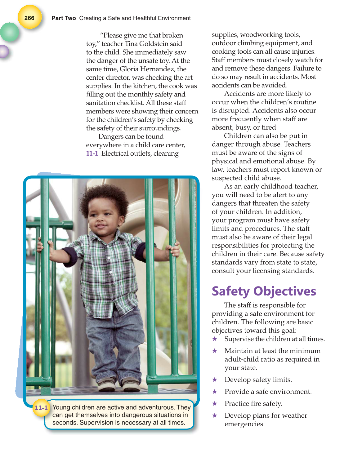 Working with Young Children, 7th Edition page 266