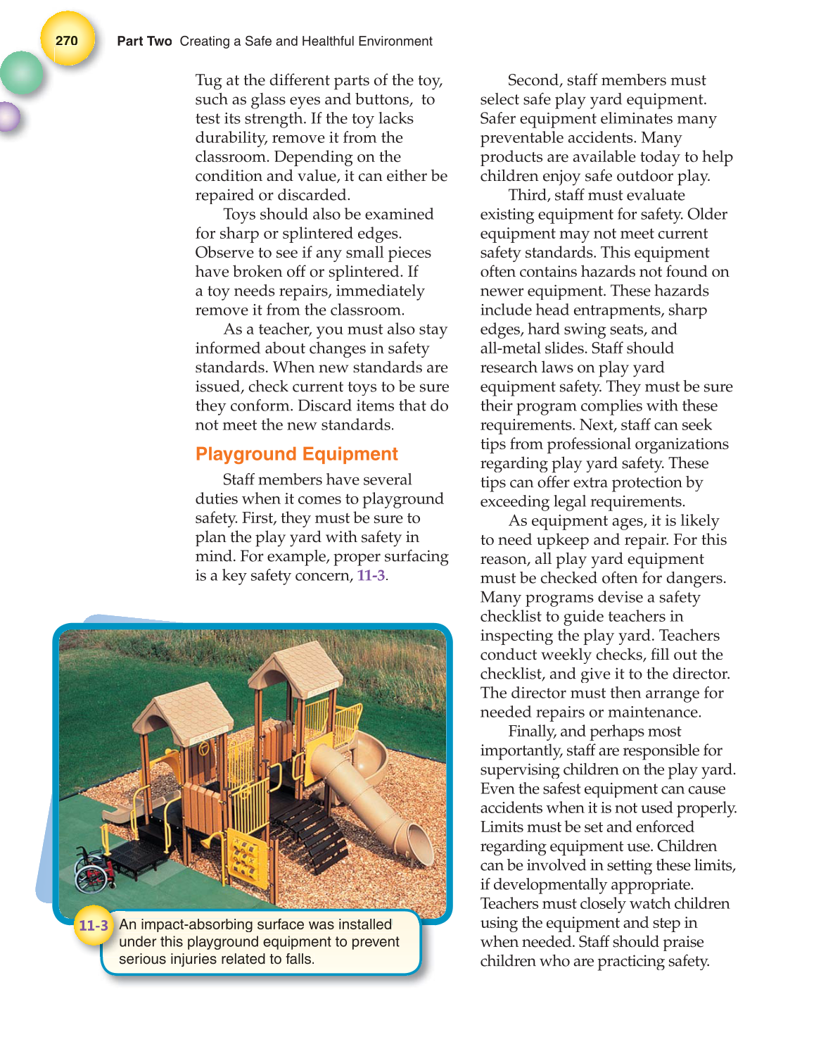 Working with Young Children, 7th Edition page 270