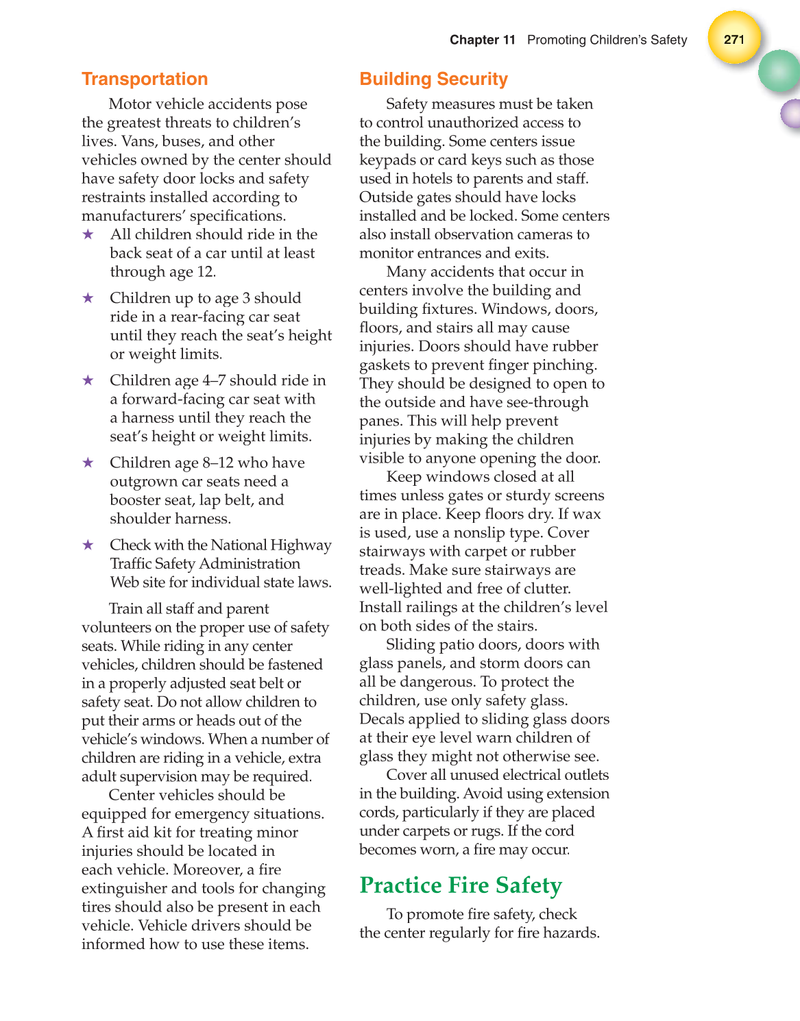 Working with Young Children, 7th Edition page 271