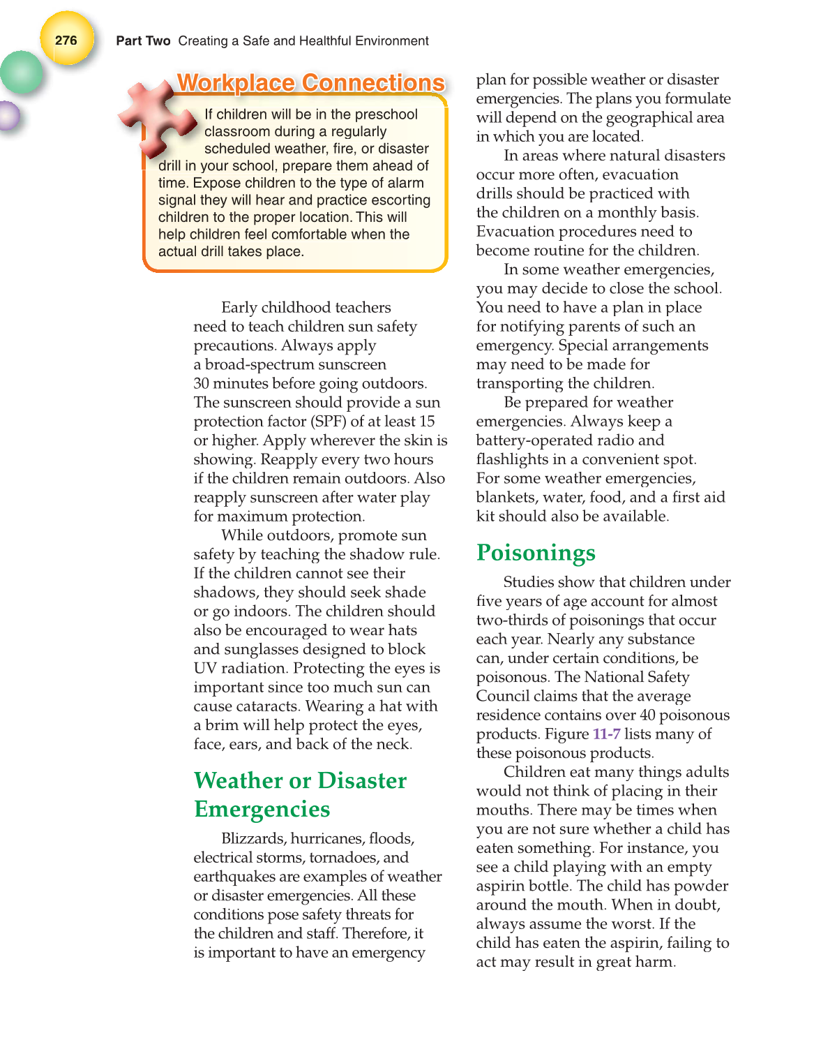 Working with Young Children, 7th Edition page 276