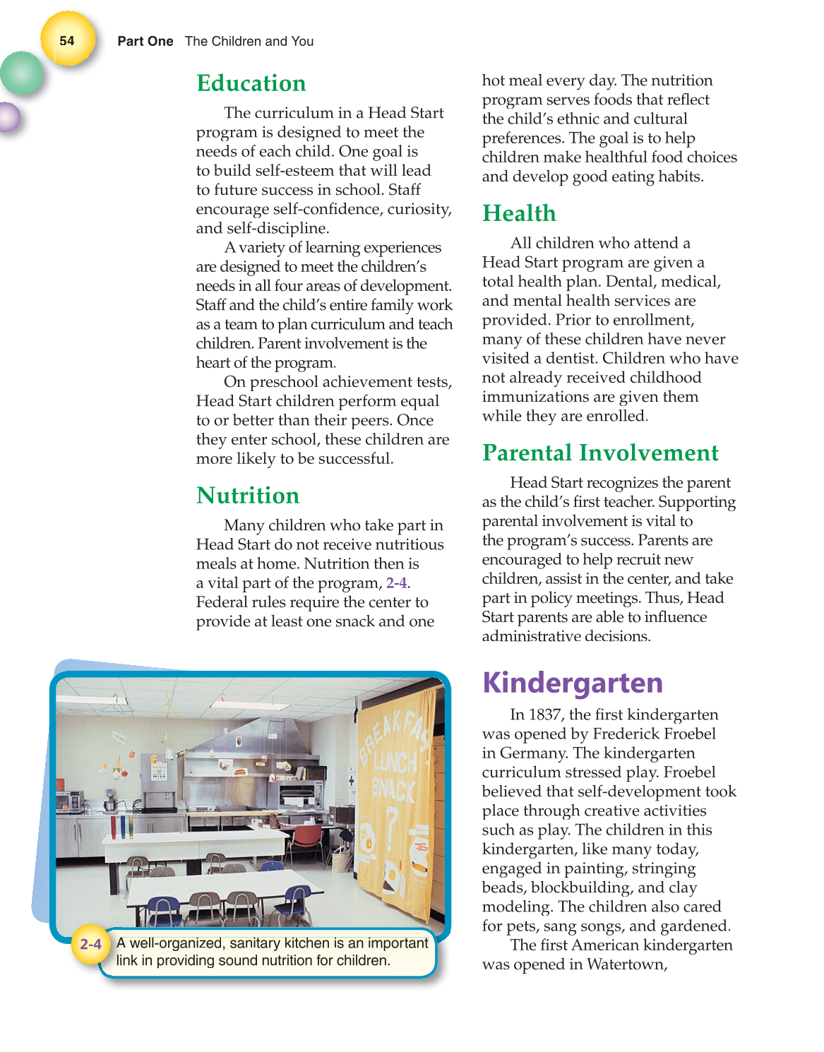 Working with Young Children, 7th Edition page 54
