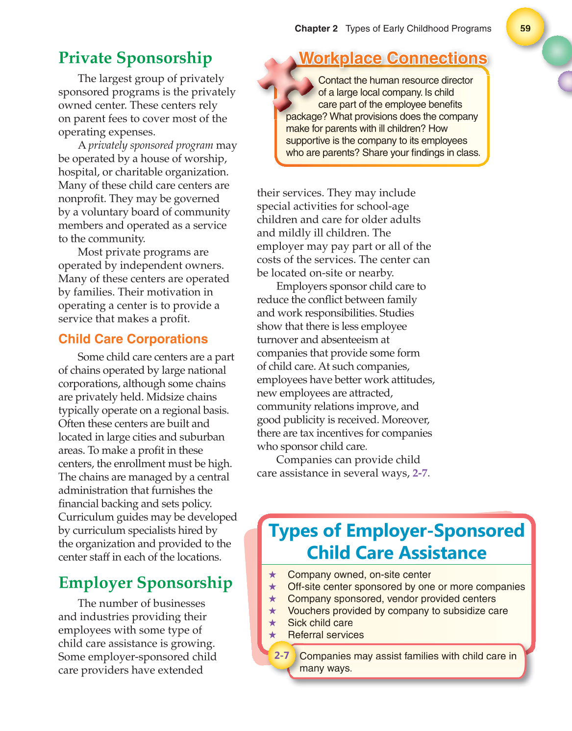 Working with Young Children, 7th Edition page 59