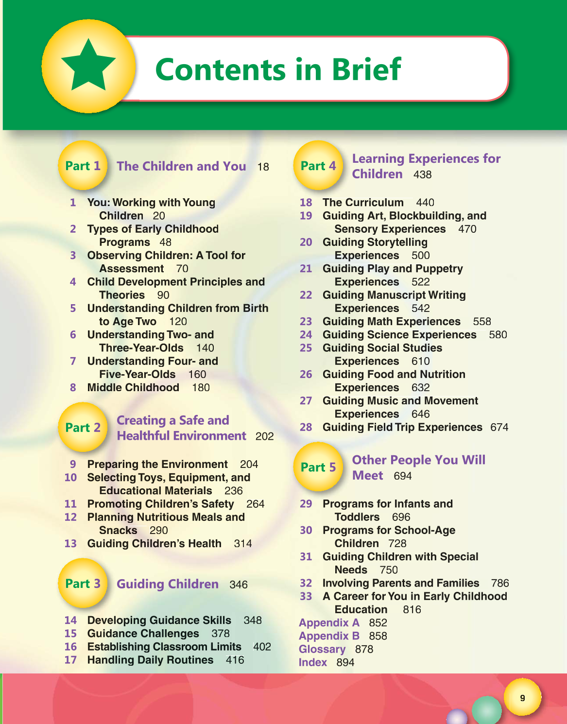 Working with Young Children, 7th Edition page 9