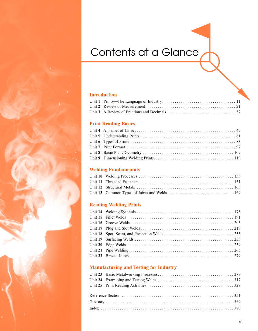 Welding Print Reading, 6th Edition page 5