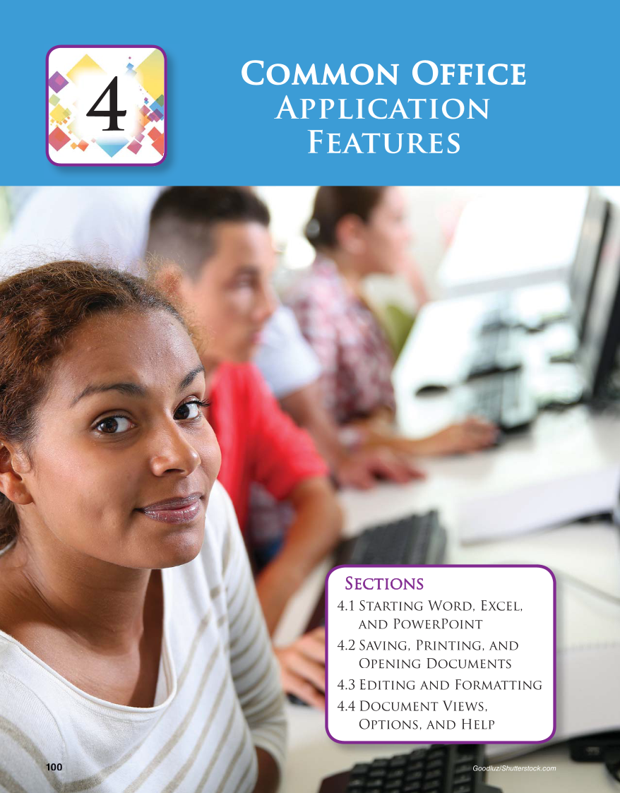Introduction to Microsoft Office 2016, 1st Edition page 100