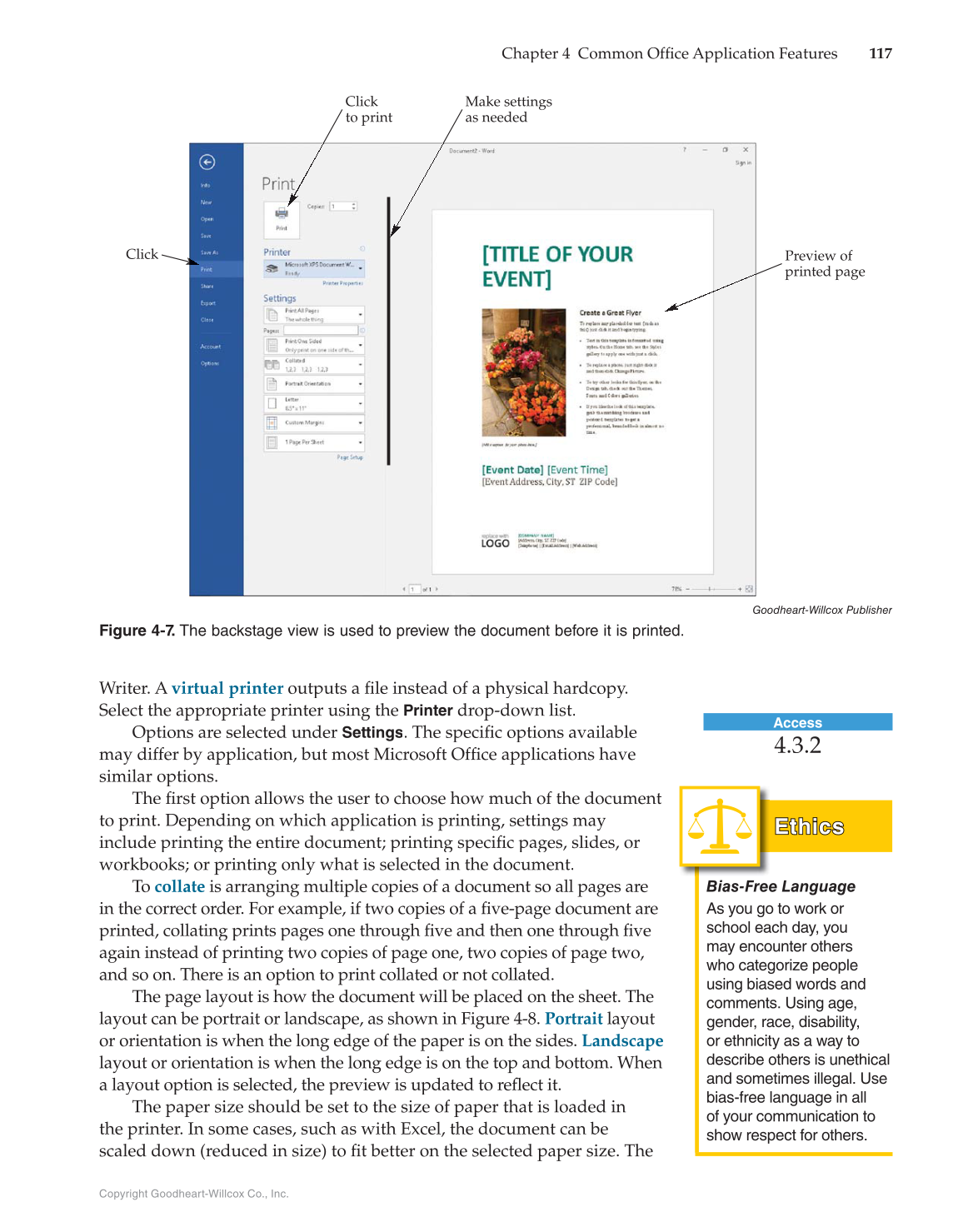Introduction to Microsoft Office 2016, 1st Edition page 117