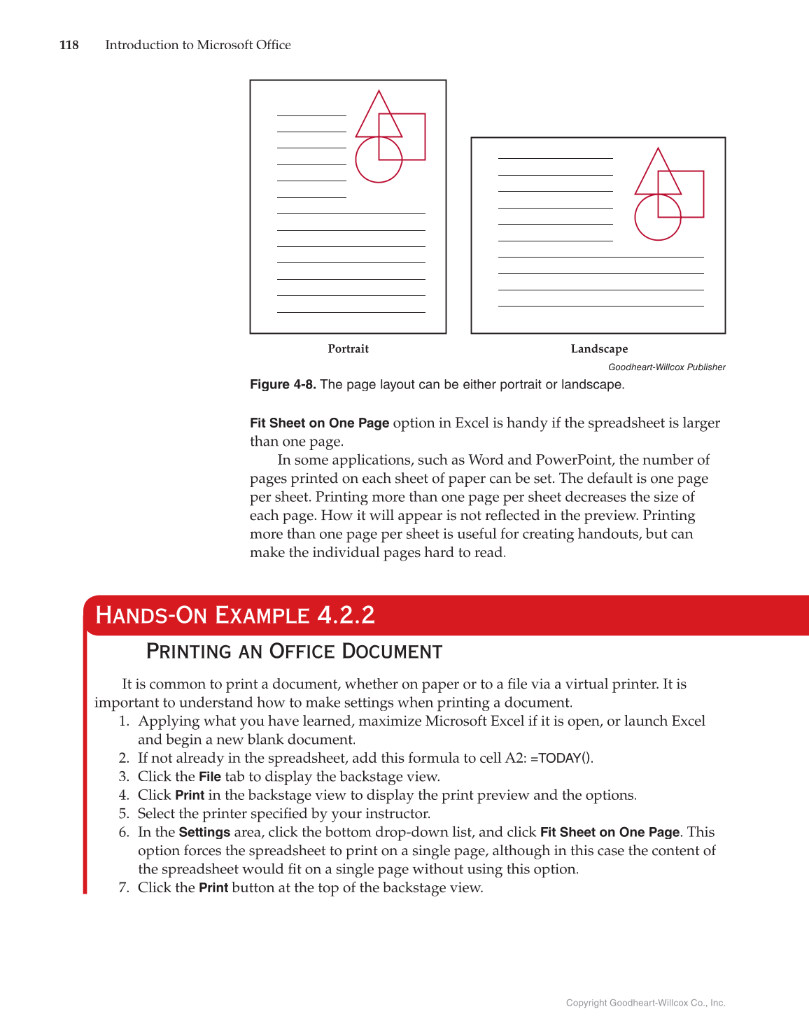 Introduction to Microsoft Office 2016, 1st Edition page 118