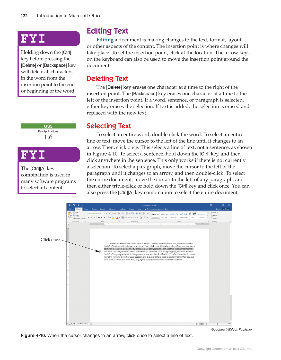 Introduction to Microsoft Office 2016, 1st Edition page 122