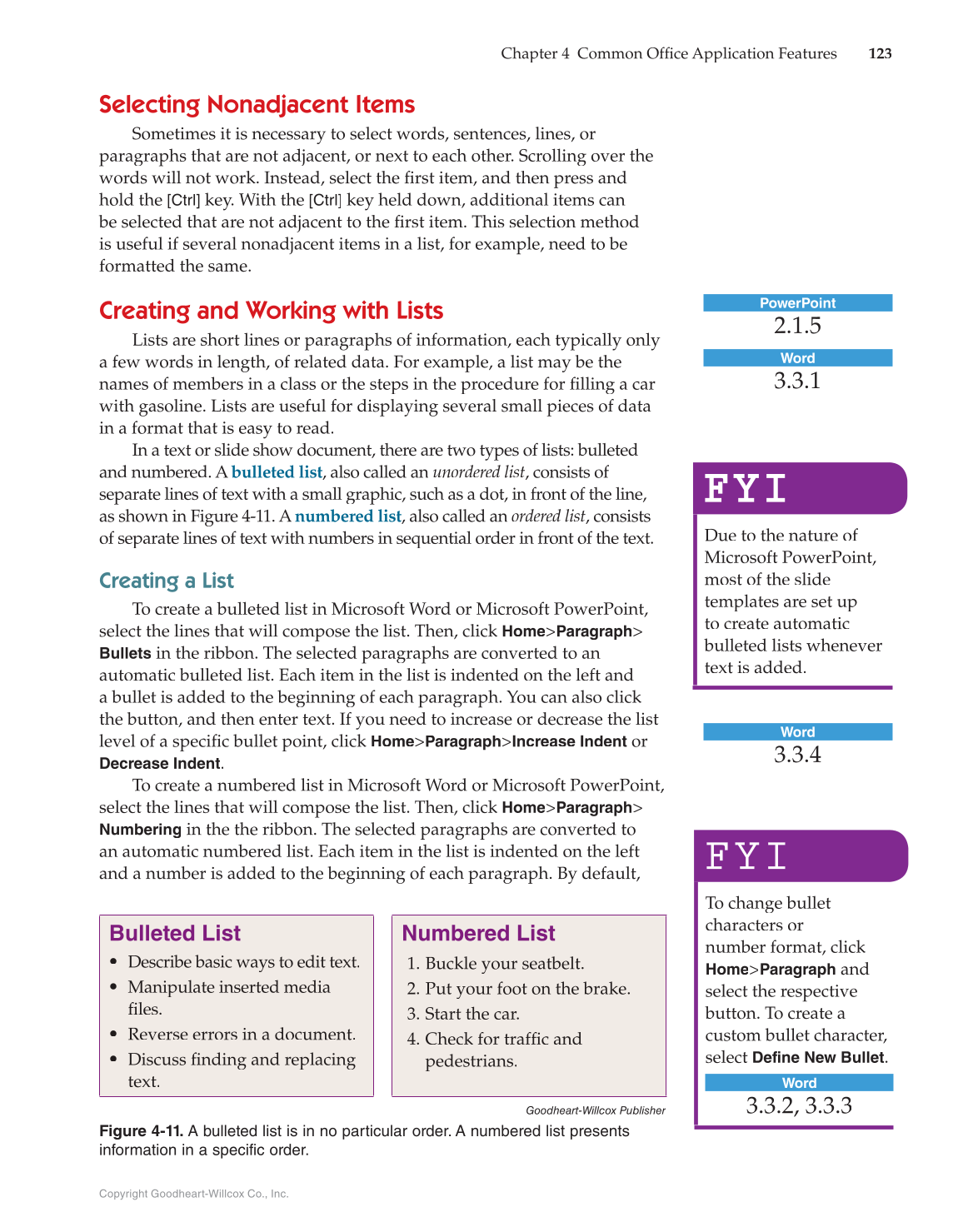 Introduction to Microsoft Office 2016, 1st Edition page 123
