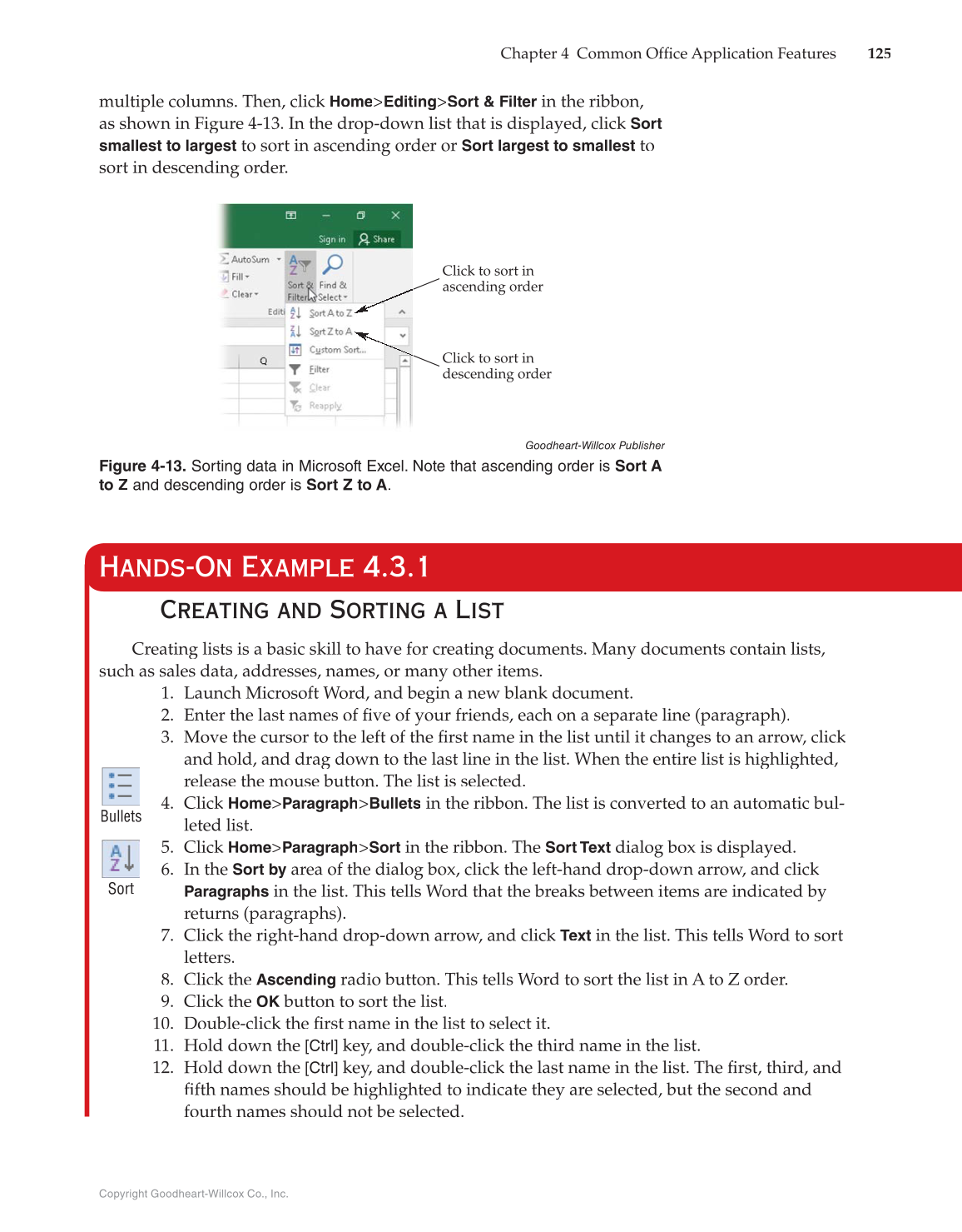 Introduction to Microsoft Office 2016, 1st Edition page 125