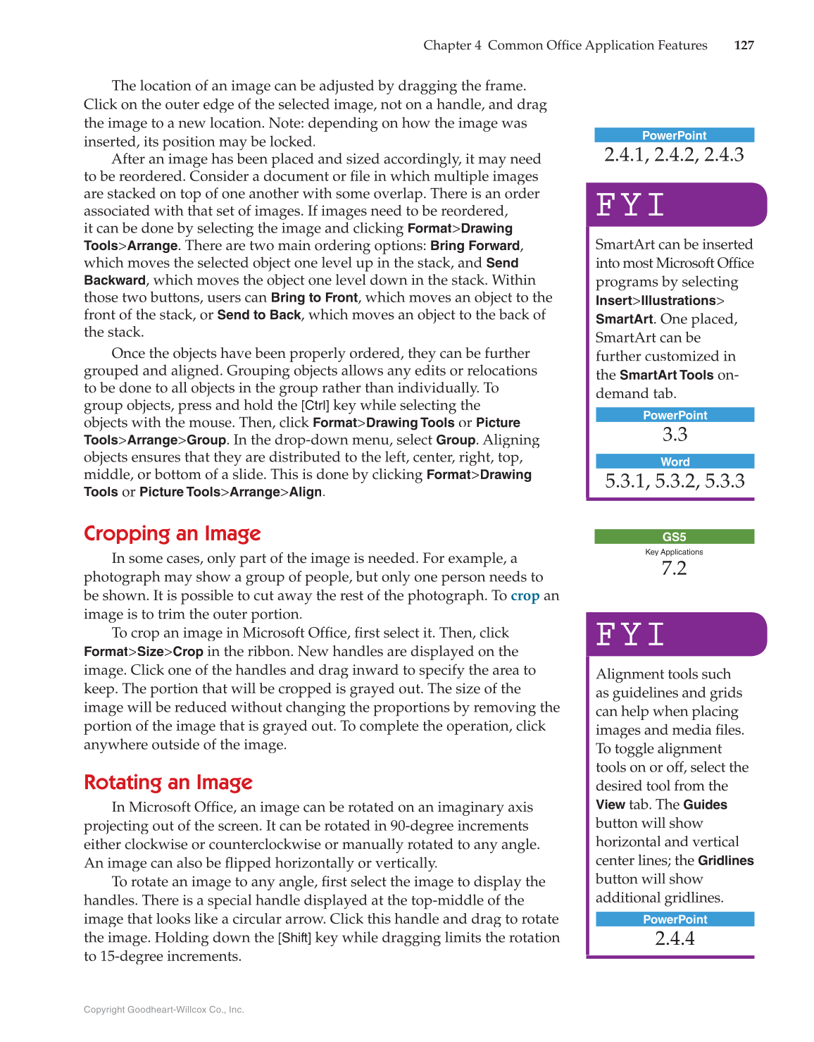 Introduction to Microsoft Office 2016, 1st Edition page 127