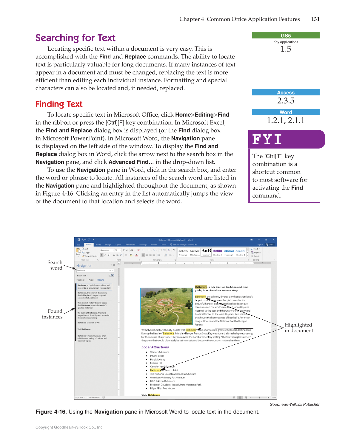 Introduction to Microsoft Office 2016, 1st Edition page 131