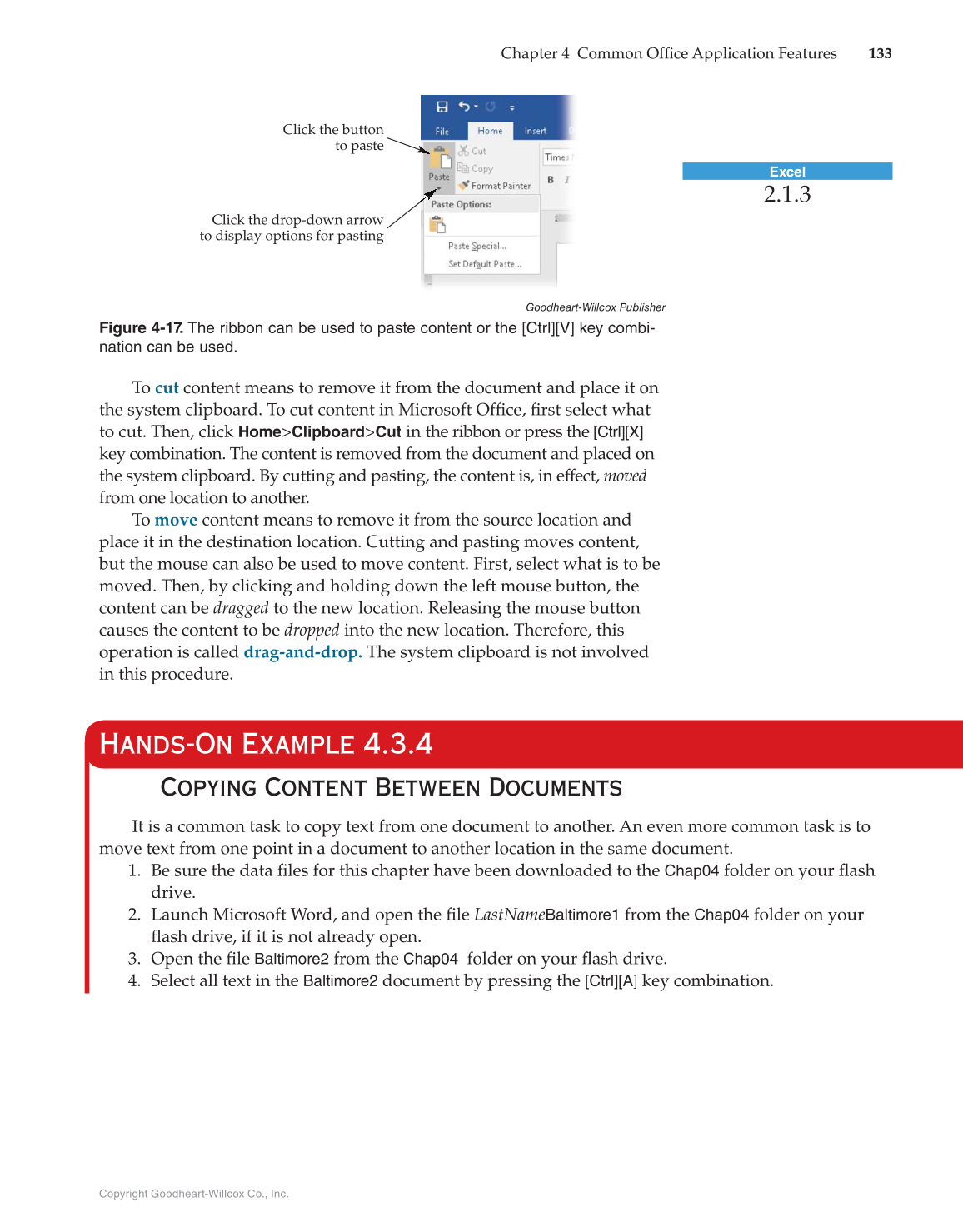 Introduction to Microsoft Office 2016, 1st Edition page 133