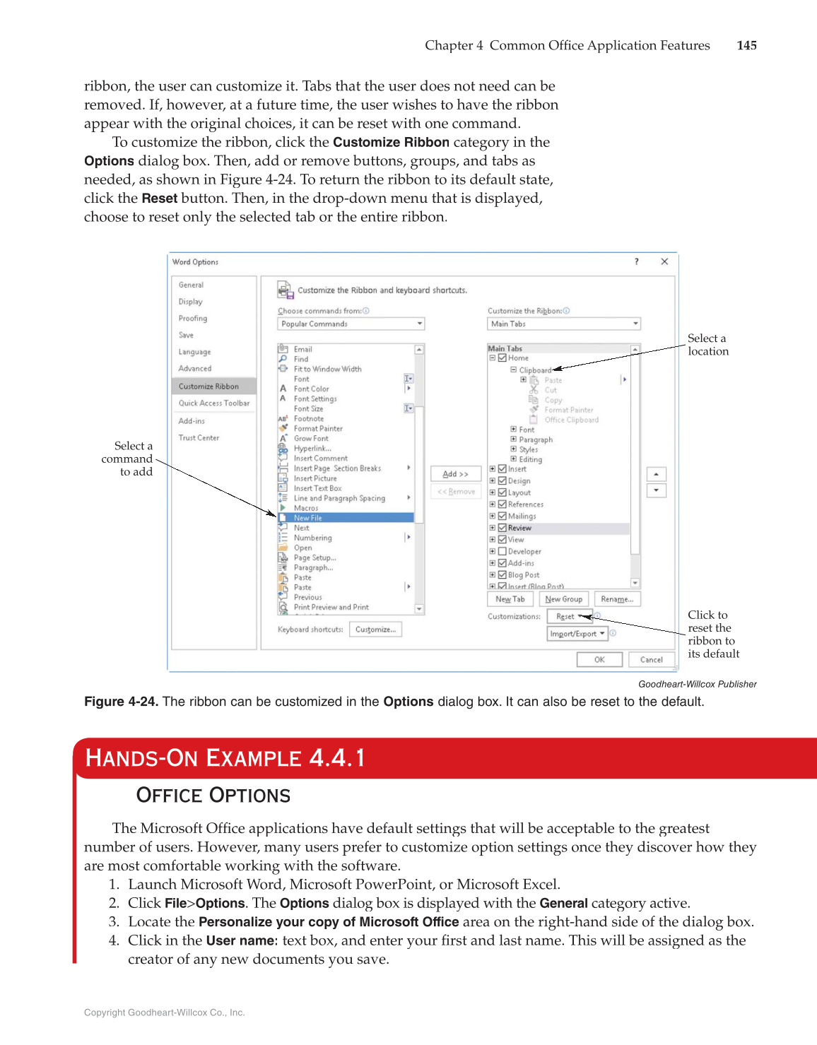 Introduction to Microsoft Office 2016, 1st Edition page 145