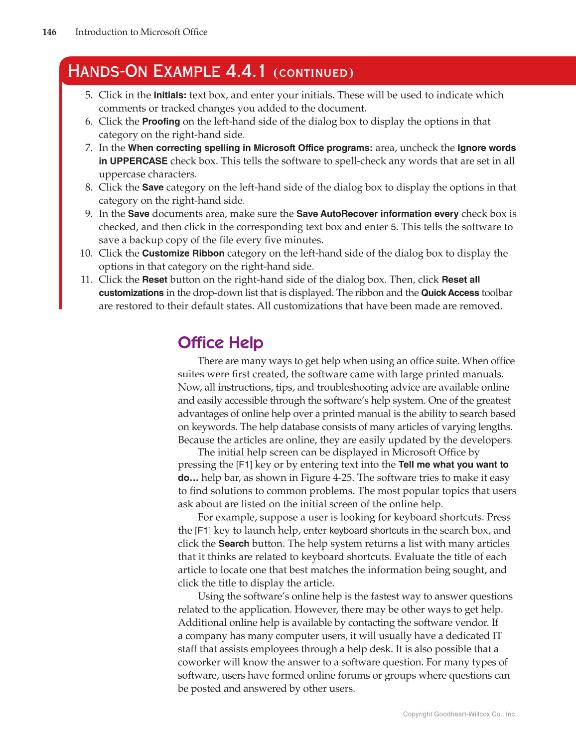 Introduction to Microsoft Office 2016, 1st Edition page 146