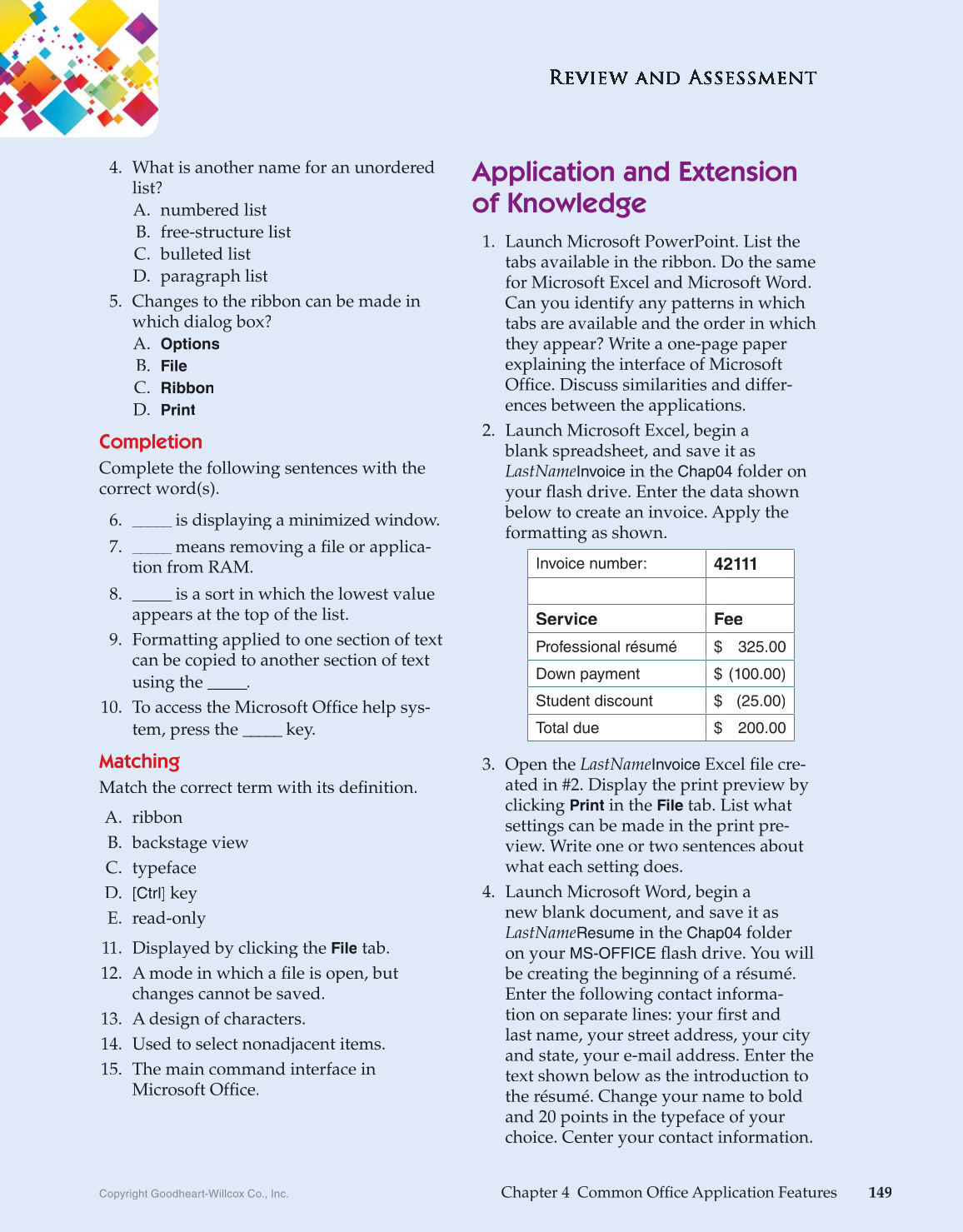 Introduction to Microsoft Office 2016, 1st Edition page 149