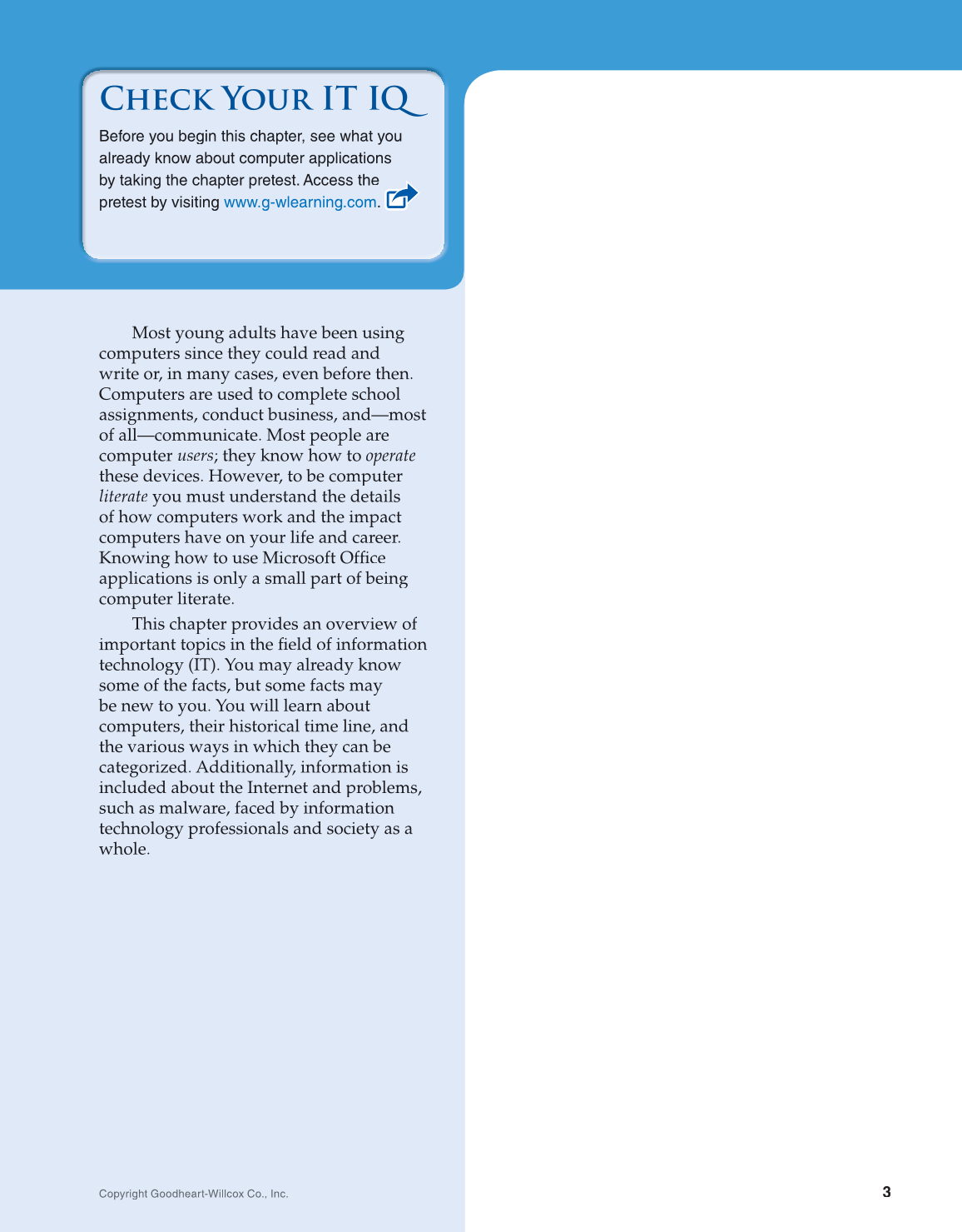 Introduction to Microsoft Office 2016, 1st Edition page 3